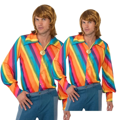 Camicia disco anni 70 groovy per uomo: Costumi adulti,e vestiti di  carnevale online - Vegaoo