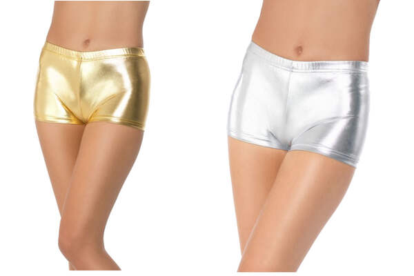 Fever Miss Whiplash Shorts Silver Adult Fever Miss Whiplash Shorts Silver Adult