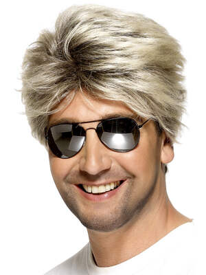 80s Street Wig Adult Blonde 80s Street Wig Adult Blonde