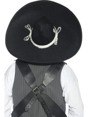 Mexican Bandit Sombrero Authentic Adult Black Mexican Bandit Sombrero Authentic Adult Black