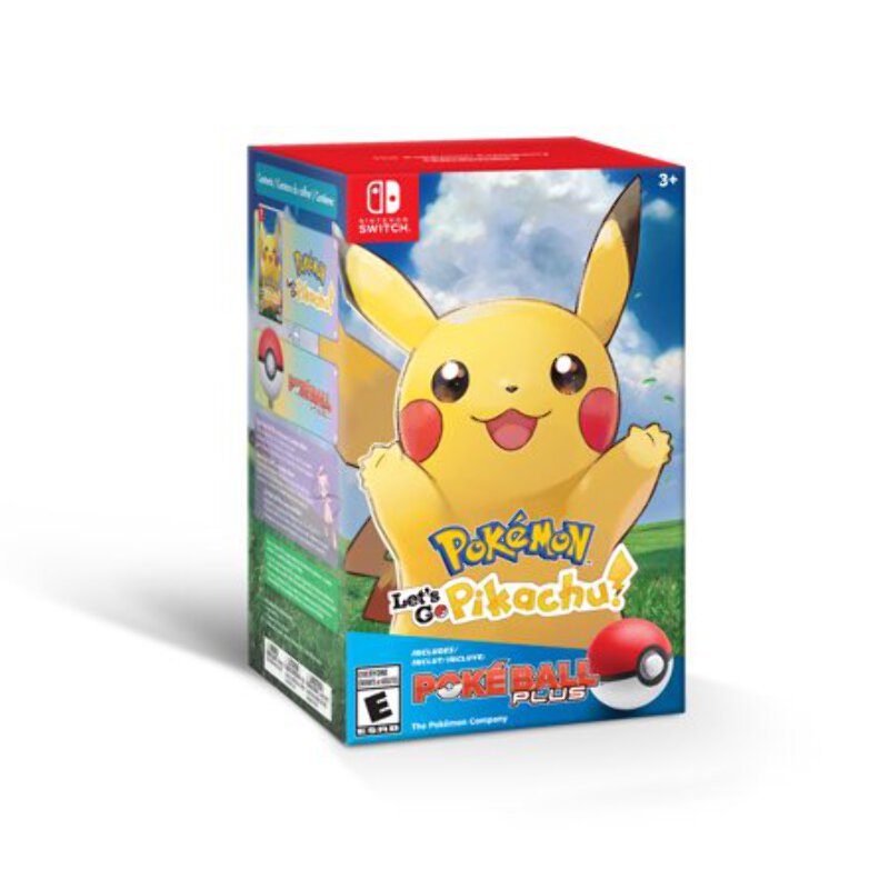 Pokemon Let S Go Pikachu Poke Ball Plus Bundle Nintendo Switch Ebay