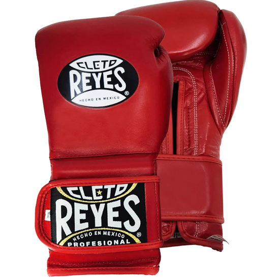 Cleto Reyes Training Gloves Hook Loop Closure Red & Free Shipping