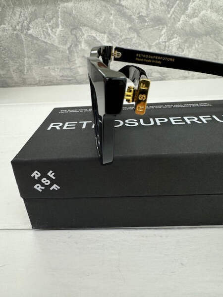 Lunettes De Lecture Retrosuperfuture Ciccio - Noir - Verres Hoya - Neuf Avec Étiquettes
