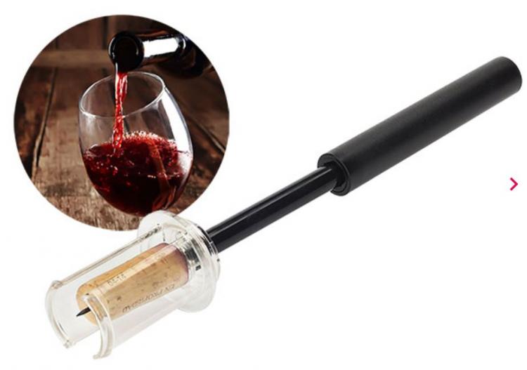 Apribottiglie per vino a pressione d'aria - Apribottiglie portatile in sughero - Apribottiglie portatile, apribottiglie con pompa a pressione d'aria per casa, ristorante, feste, regali di vino Yunfang