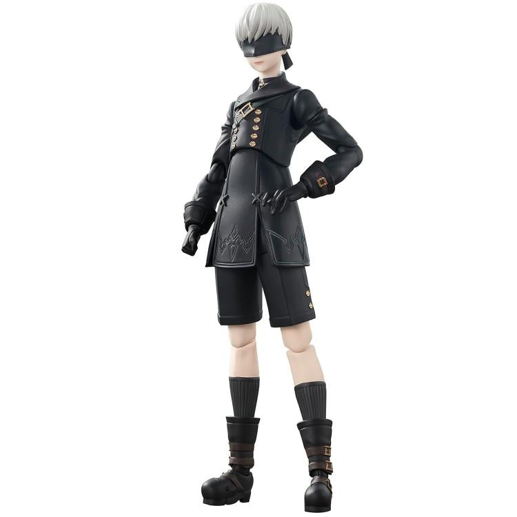 BANDAI SH FIGUARTS: NieR: AUTOMATA (9S) TAMASHI SQUARE ENIX ACTION FIGURE 15 cm - Immagine 1