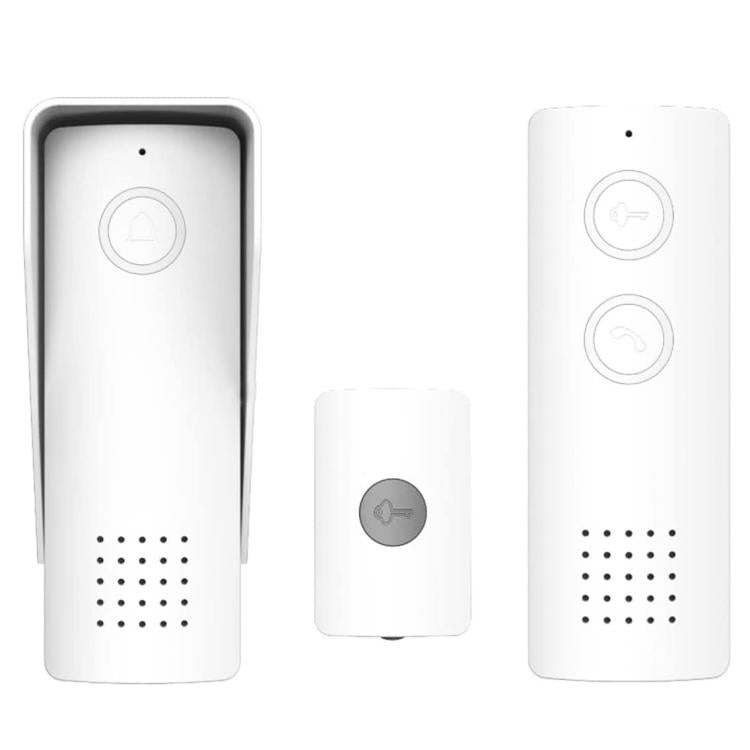 CITOFONO WIRELESS SENZA FILI IP44 ESTERNO INTERNO CAMPANELLO MONOFAMILIARE CASA - Immagine 1