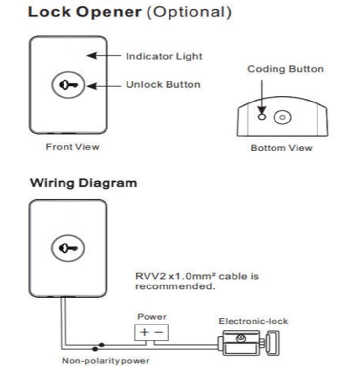 CITOFONO WIRELESS SENZA FILI IP44 ESTERNO INTERNO CAMPANELLO MONOFAMILIARE CASA - Immagine 6