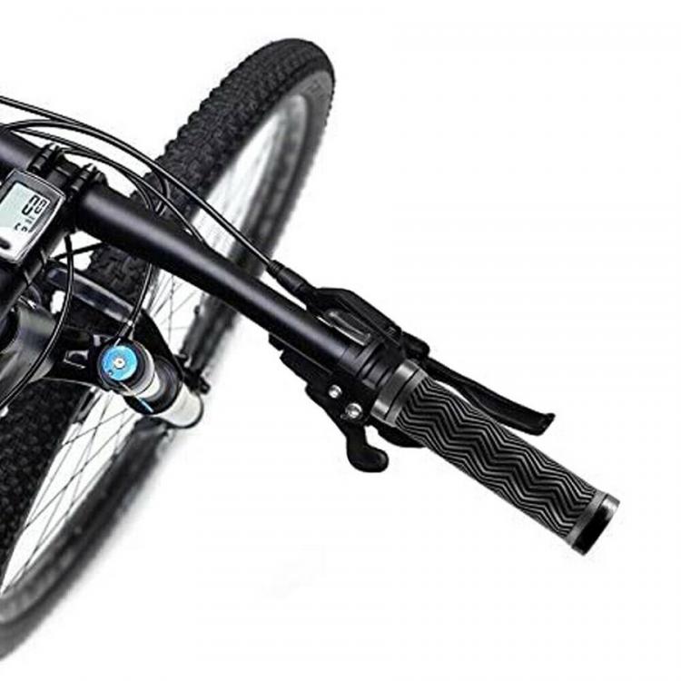 2 Pezzi Manopole Ergonomica A Vite Per MTB – Impugnature In Gomma Per Manubrio Bici