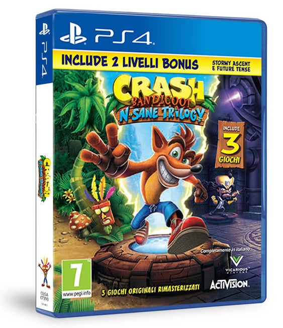 Crash Bandicoot N.Sane Trilogy Edizione Bonus Ps4 Gioco Playstation 4 Italiano - Immagine 2