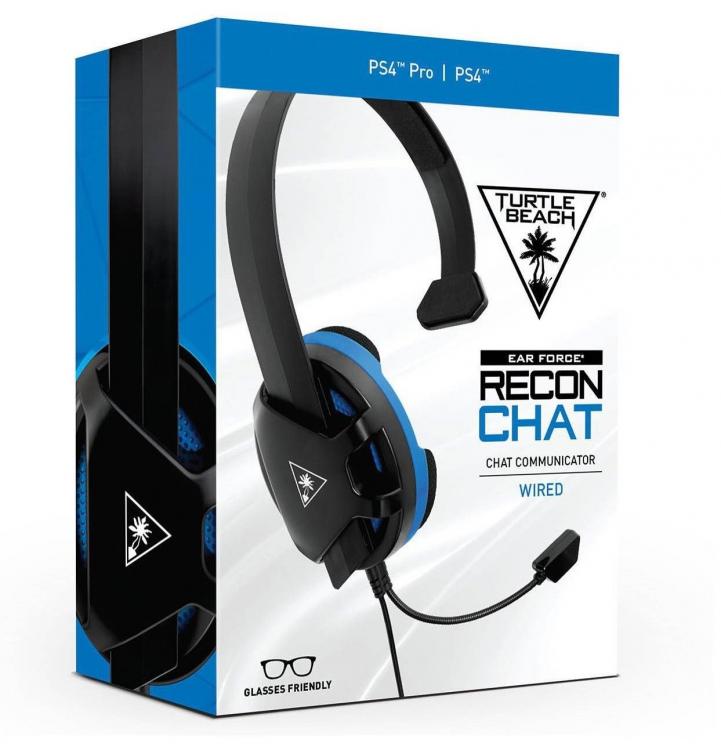 CUFFIE TURTLE BEACH RECON CHAT WIRED CUFFIA GIOCO PS4 PS4/PRO STEREO MICROFONO - Immagine 1