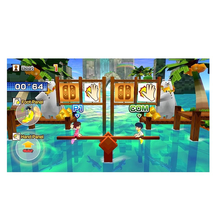 FAMILY TRAINER NINTENDO SWITCH VIDEOGIOCO FAMIGLIA ITALIANO GAMBA CINTURA NUOVO - Immagine 3