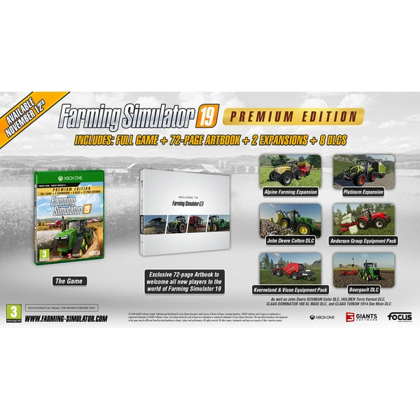 FARMING SIMULATOR 19 PREMIUM EDITION XBOX ONE ITALIANO VIDEOGIOCO EU NUOVO - Immagine 2