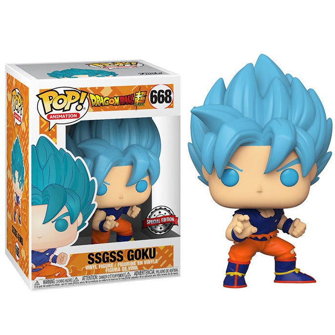 FUNKO POP ! ANIMATION DRAGON BALL SUPER - (668) SSGSS GOKU SAIYAN BLUE SPECIAL - Immagine 1