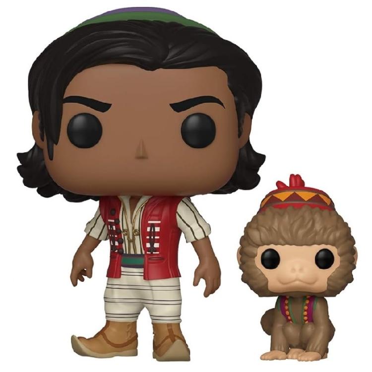 FUNKO POP ! DISNEY ALADDIN (538) ALADDIN OF AGRABAH W/ABU FIGURE VINYL 9CM - Immagine 2
