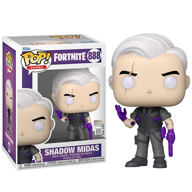 FUNKO POP ! GAMES FORTNITE - (888) SHADOW MIDAS VINYL FIGURE GIOCO 9CM FORTNAIT - Immagine 1