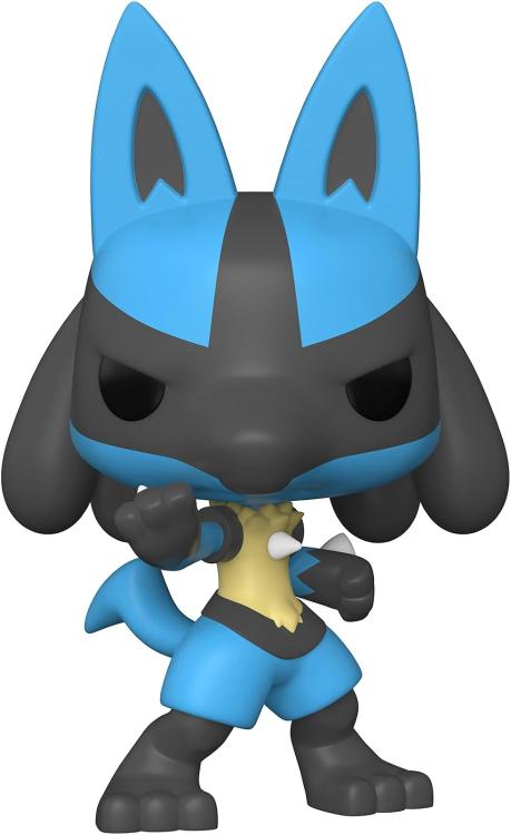 FUNKO POP ! GAMES POKEMON - LUCARIO (863) 25 CM VINYL FIGURE DA COLLEZIONE - Immagine 2