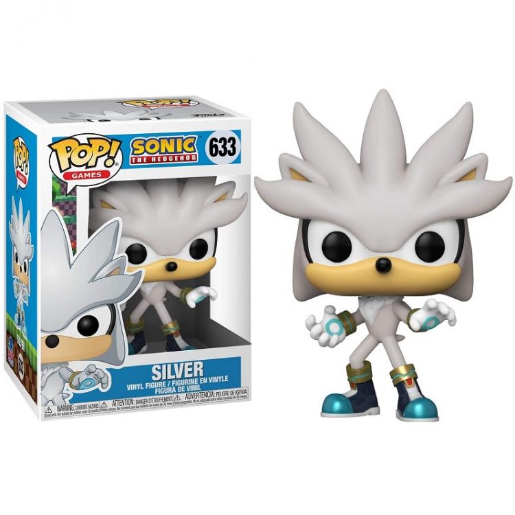 FUNKO POP ! GAMES SONIC THE HEDGEHOG 30TH - (633) SILVER HEDGEHOG FIGURE 9CM - Immagine 1