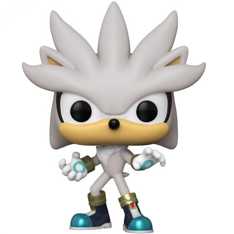 FUNKO POP ! GAMES SONIC THE HEDGEHOG 30TH - (633) SILVER HEDGEHOG FIGURE 9CM - Immagine 2