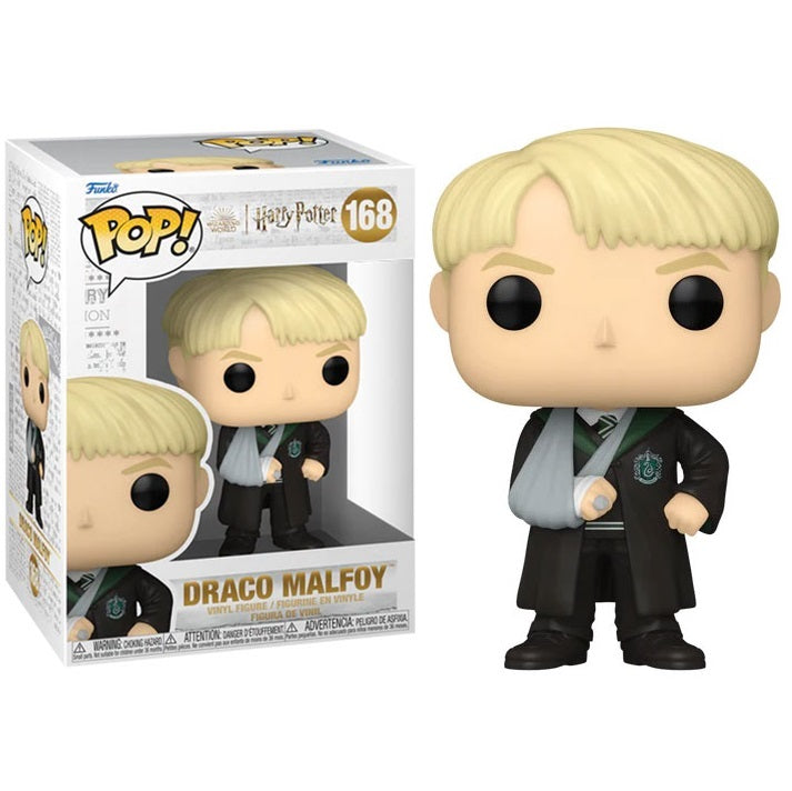 FUNKO POP ! HARRY POTTER AZKABAN - (168) DRACO MALFOY W/ BROKEN ARM FIGURE 9CM - Immagine 1