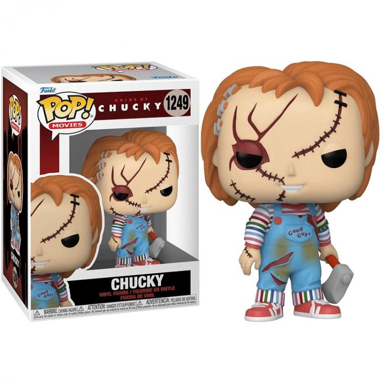 FUNKO POP MOVIES BRIDE OF CHUCKY (1249) CHUCKY HORROR FIGURE BAMBOLA  ASSASSINA
