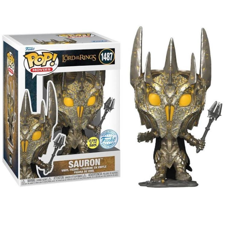 FUNKO POP ! MOVIES LORD OF THE RINGS - (1487) SAURON GITD SIGNORE DEGLI ANELLI - Immagine 1