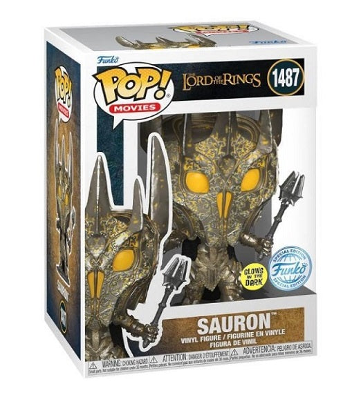 FUNKO POP ! MOVIES LORD OF THE RINGS - (1487) SAURON GITD SIGNORE DEGLI ANELLI - Immagine 4