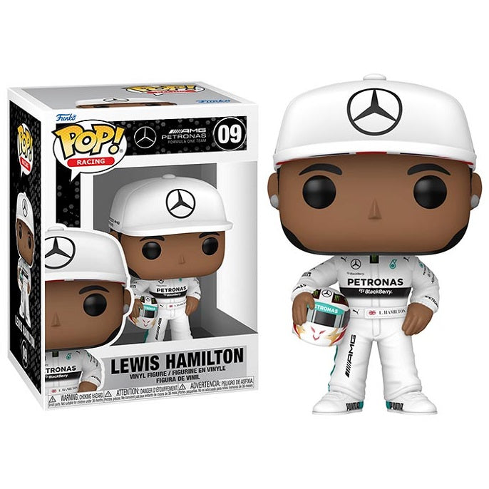 Funko Pop ! Racing Formula 1 - (09) Lewis Hamilton W/ Helmet F1 Team Amg 9Cm - Immagine 1