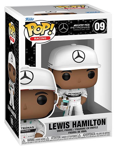Funko Pop ! Racing Formula 1 - (09) Lewis Hamilton W/ Helmet F1 Team Amg 9Cm - Immagine 2