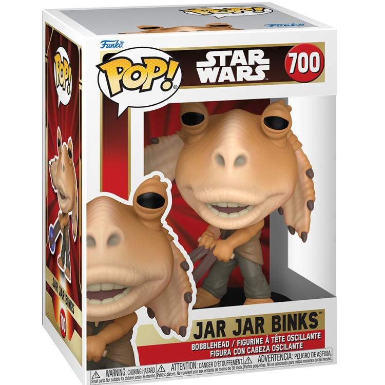 FUNKO POP ! STAR WARS EP1 20th - (700) JAR JAR BINKS W/BOOMA BALLS FIGURE 9CM - Immagine 3