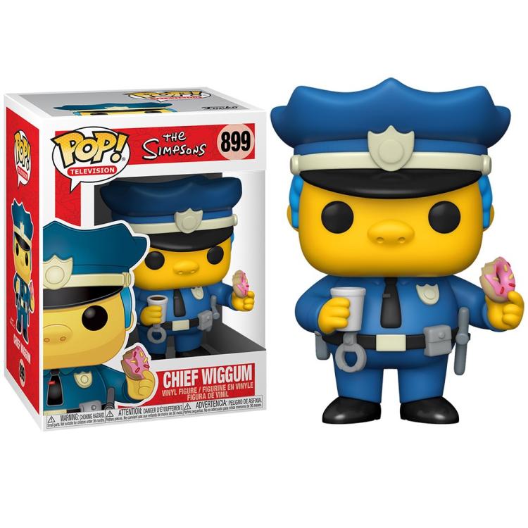 Funko Pop ! Television- The Simpsons (899) Chief Wiggum Vinyl Figure 9Cm Statua - Immagine 1
