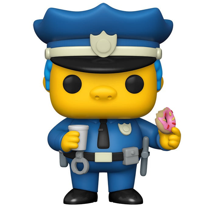 Funko Pop ! Television- The Simpsons (899) Chief Wiggum Vinyl Figure 9Cm Statua - Immagine 2