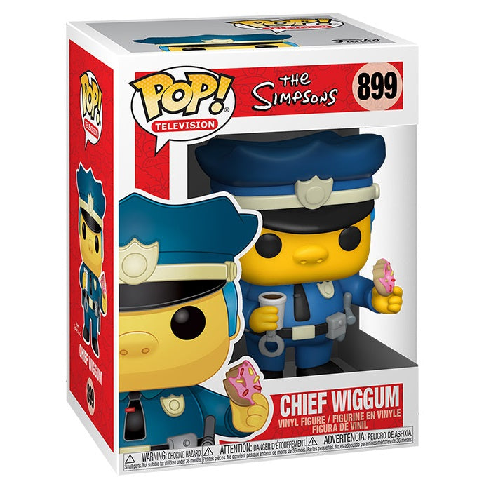 Funko Pop ! Television- The Simpsons (899) Chief Wiggum Vinyl Figure 9Cm Statua - Immagine 3