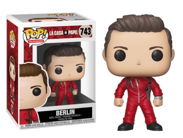 FUNKO POP LA CASA DE PAPEL 743 BERLINO CASA DI CARTA VINYL BERLIN FIGURE STATUA - Immagine 1