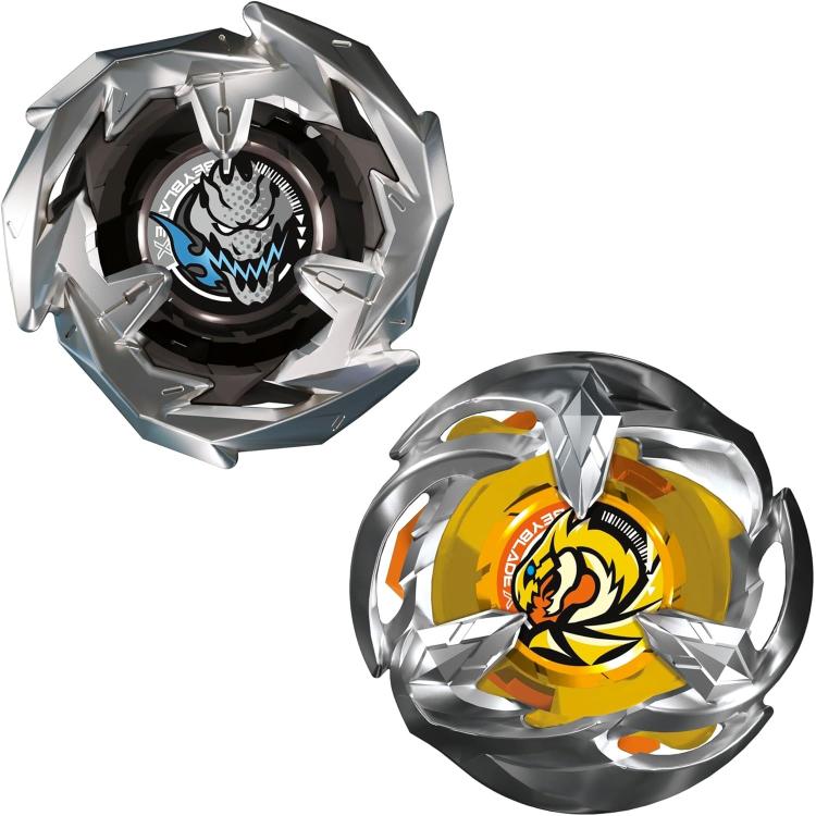 Hasbro - Beyblade X (Confezione 2 Trottole) Gale Wyvern 3-60T e Sword Dran 3-80B - Immagine 2