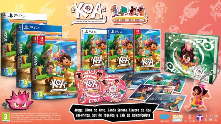 KOA AND THE FIVE PIRATES OF MARA COLLECTORS EDITION NINTENDO SWITCH GIOCO IMPORT - Immagine 2