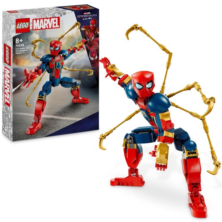 LEGO MARVEL PERGONAGGIO COSTRUIBILE DI IRON SPIDER-MAN 76298 ACTION FIGURE 303pz - Immagine 2
