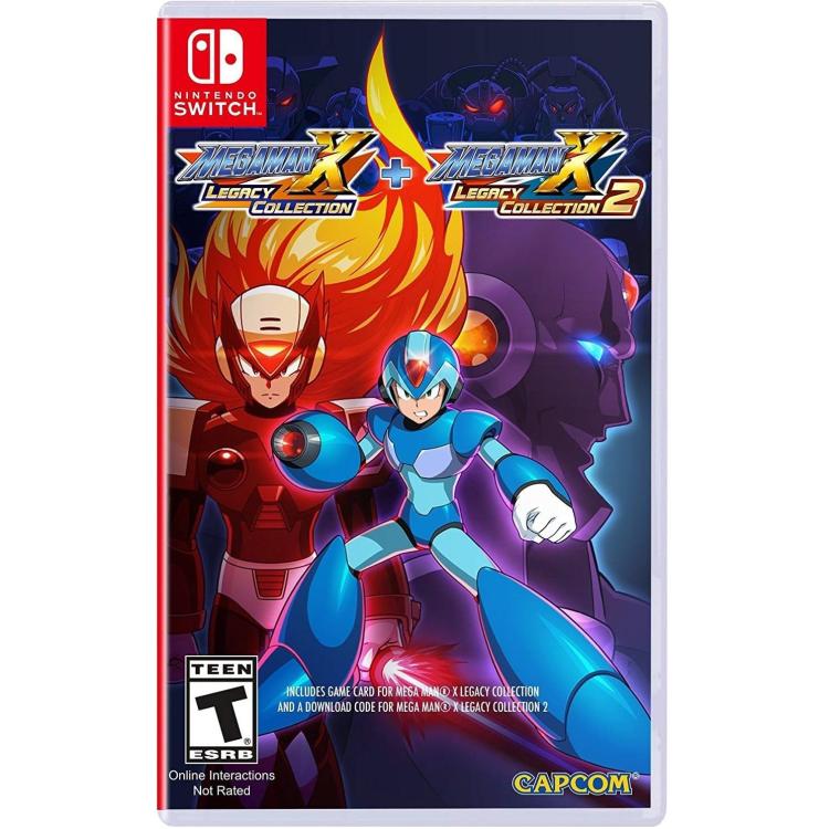 MEGA MAN X LEGACY COLLECTION 1 + 2 - NINTENDO SWITCH VIDEOGIOCO RETRO GAME UK - Immagine 2