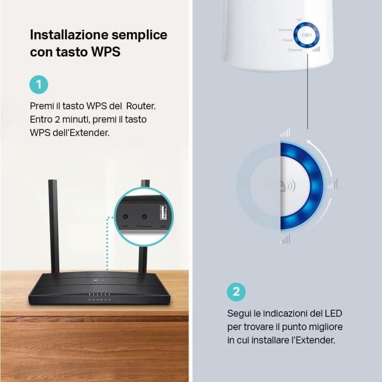 Tp-Link (TL-WA850RE) Ripetitore Extender Wireless Presa Wifi E Access Point Ps4 - Immagine 4