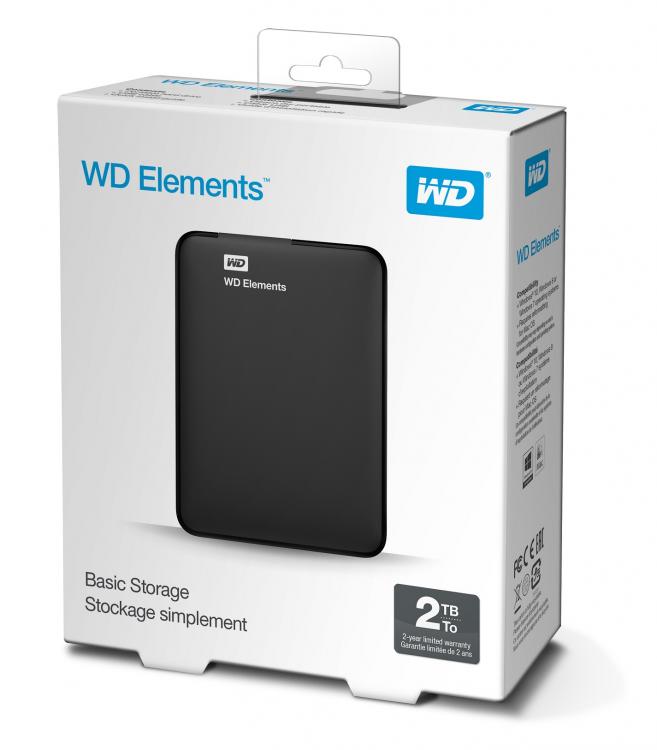 WESTERN DIGITAL HDD ESTERNO WD ELEMENTS PORTABLE 2TB 2.5" USB 3.0 HARD DISK WD - Immagine 4
