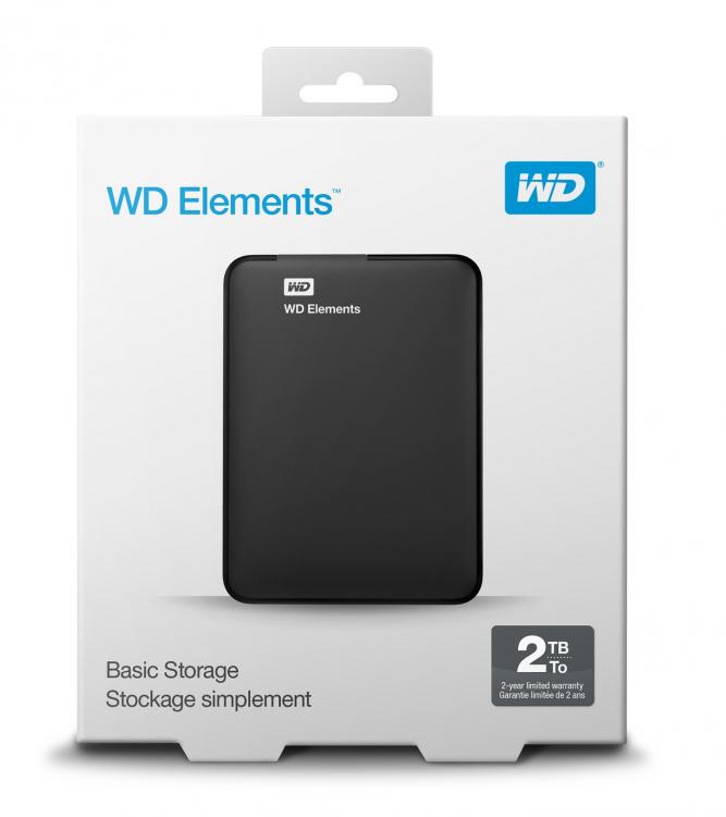 WESTERN DIGITAL HDD ESTERNO WD ELEMENTS PORTABLE 2TB 2.5" USB 3.0 HARD DISK WD - Immagine 5