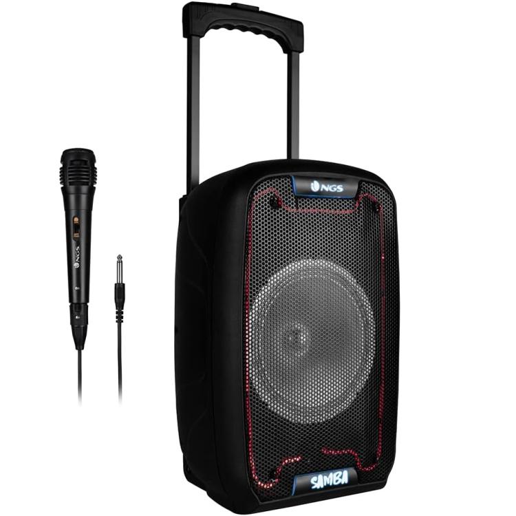 NGS SPEAKER WILD SAMBA PORTATILE BT + MIC RICARICABILE 30W CASSA BLUETOOTH - Immagine 1