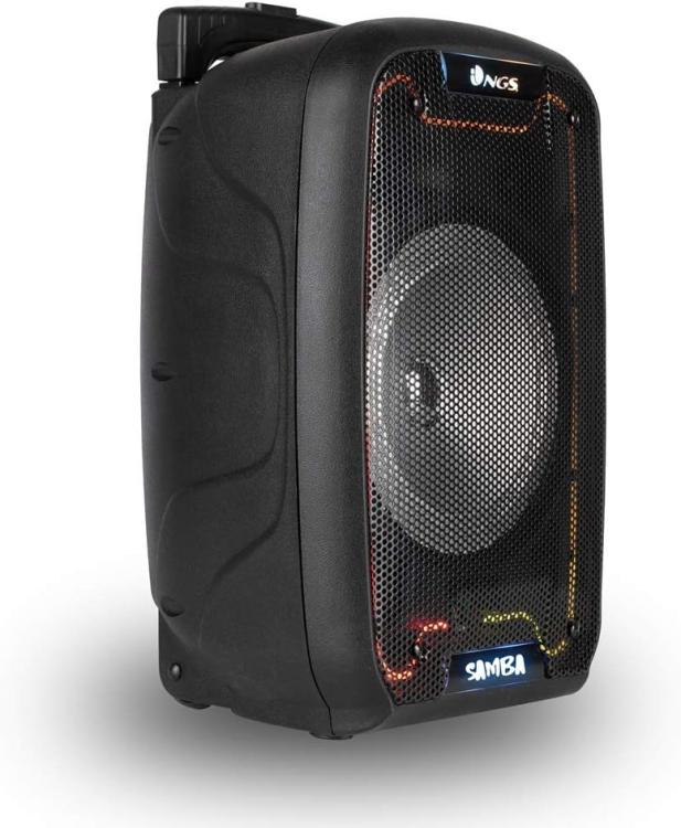 NGS SPEAKER WILD SAMBA PORTATILE BT + MIC RICARICABILE 30W CASSA BLUETOOTH - Immagine 5