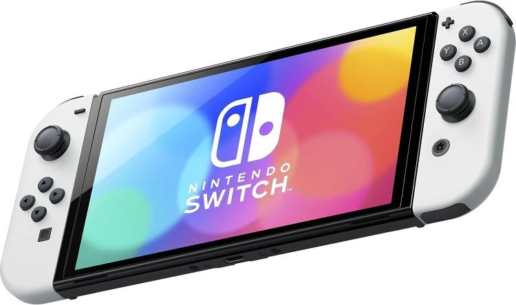 NINTENDO SWITCH OLED WHITE CONSOLE BIANCA EDITION MODELLO ITA 2 ANNI DI GARANZIA - Immagine 3
