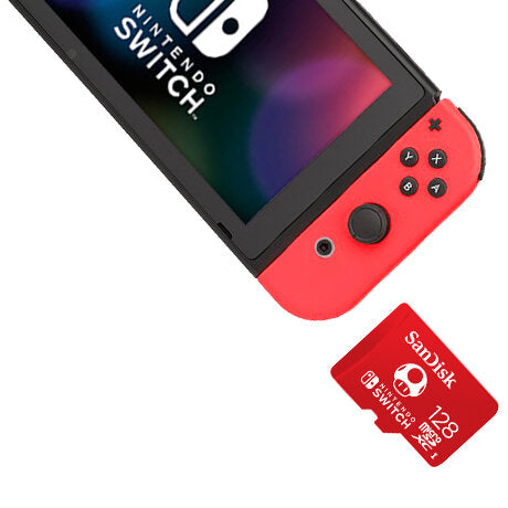 Nintendo Switch Sandisk Microsdxc 128Gb Memoria Micro Sd Scheda