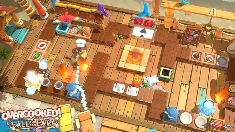 OVERCOOKED ALL YOU CAN EAT GIOCO NINTENDO SWITCH VIDEOGIOCO + DLC - PAL EU IT - Immagine 4