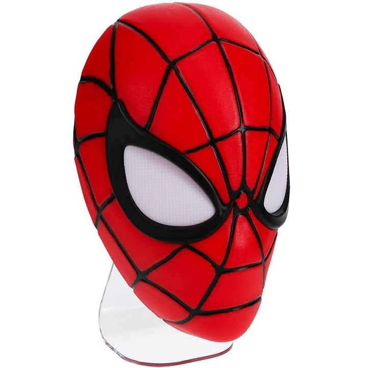 PALADONE MARVEL SPIDER-MAN MASK LIGHT LAMPADA DA TAVOLO APPLIQUE A PARETE DISNEY - Immagine 6