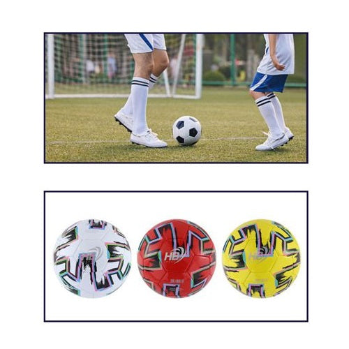 Pallone Calcio Palla Da Calcetto Football Misura 5 Regolamentare Ø 21Cm - 90176 - Immagine 2