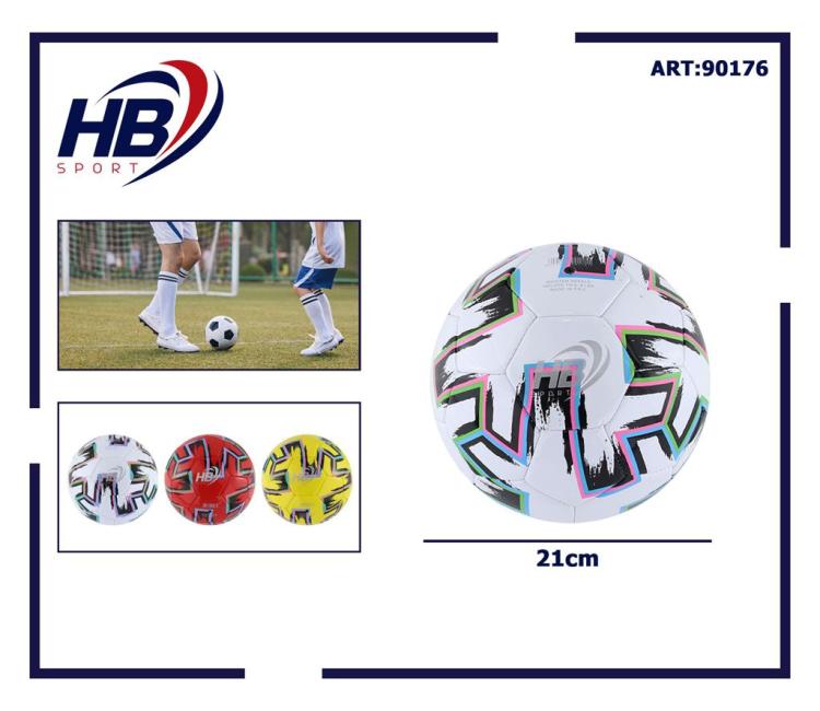 Pallone Calcio Palla Da Calcetto Football Misura 5 Regolamentare Ø 21Cm - 90176 - Immagine 3