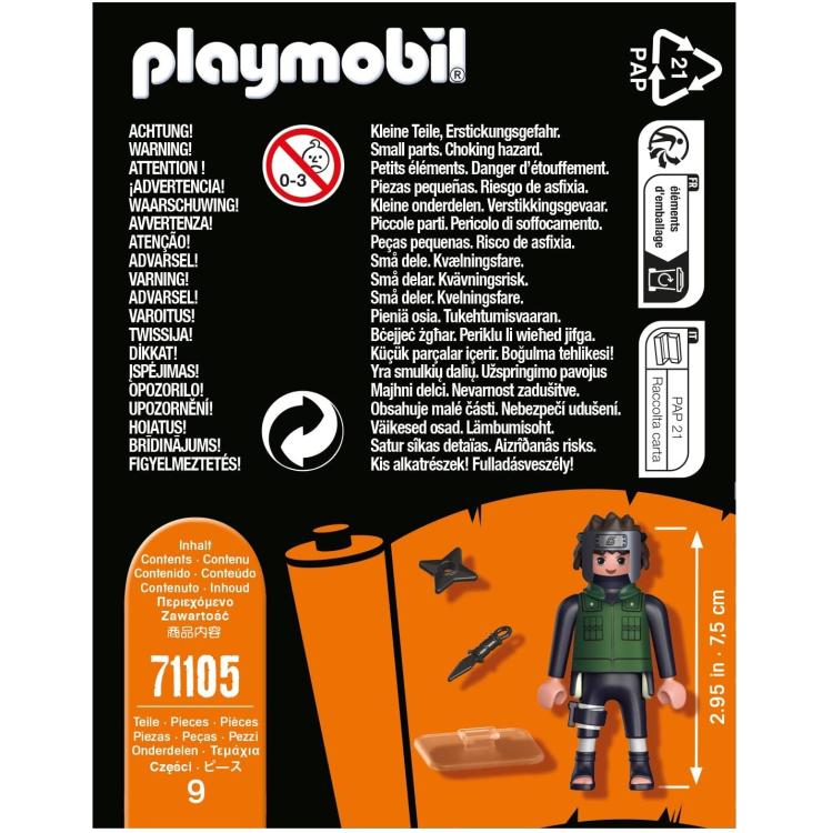 PLAYMOBIL - NARUTO SHIPPUDEN: YAMATO 71105 ACTION FIGURE FIGURA COLLEZIONE 9pc - Immagine 5