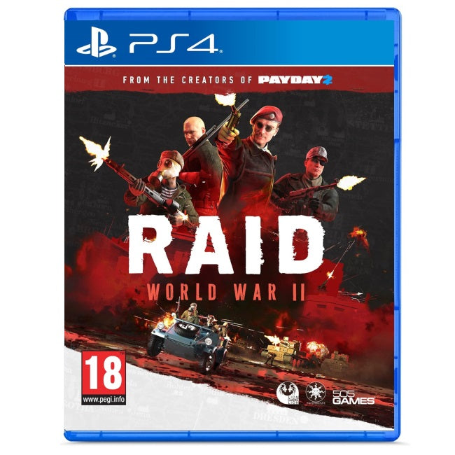 RAID - WORLD WAR 2 II PS4 GIOCO ITALIANO PLAYSTATION 4 VIDEOGIOCO PAYDAY NUOVO - Immagine 1